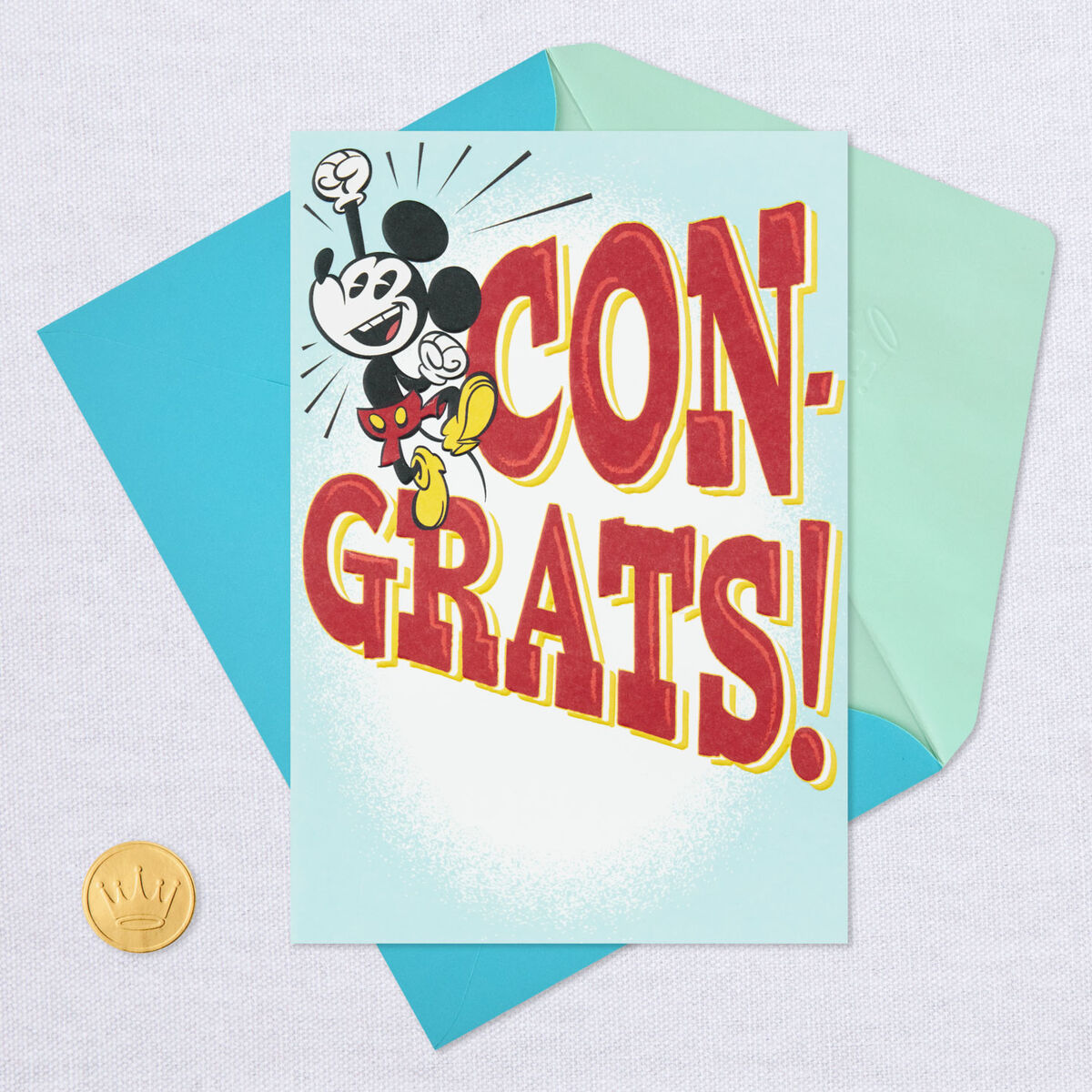 Disney Mickey Mouse Ears to You Pop Up Congratulations Card - Greeting ...