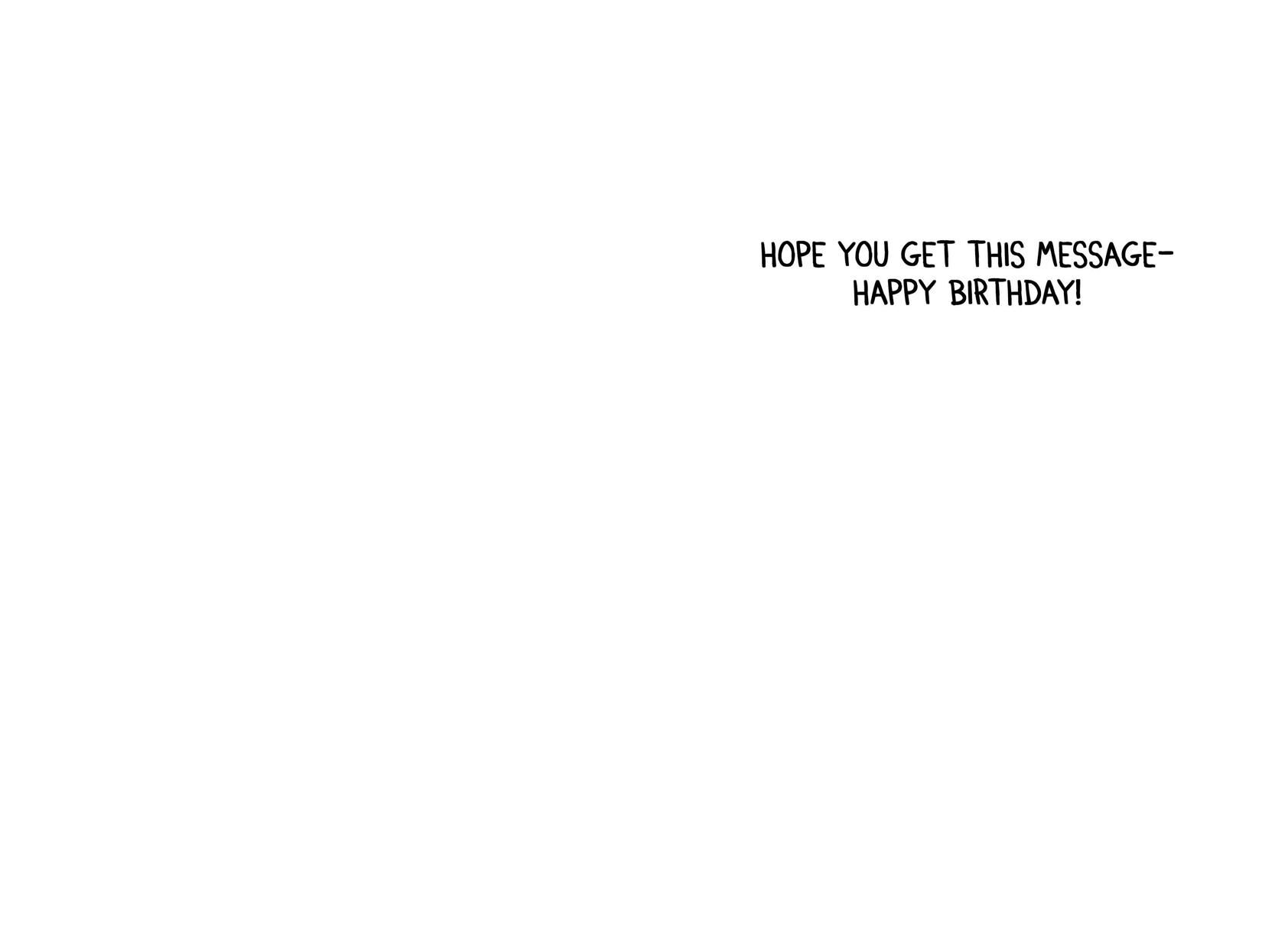 Technologically Challenged Pets Funny Birthday Card