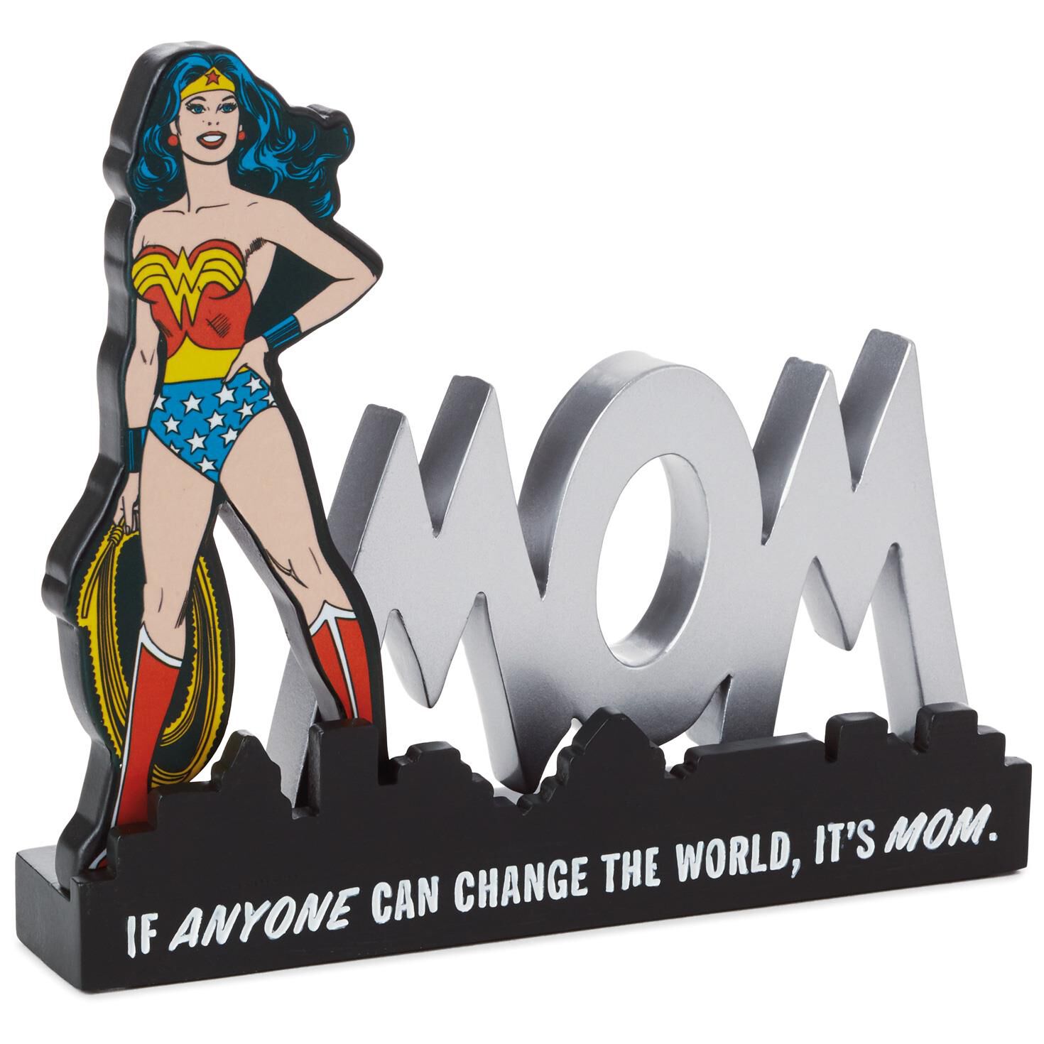 Wonder Woman Mom Quote Sign Desk Accessory Desk Accessories
