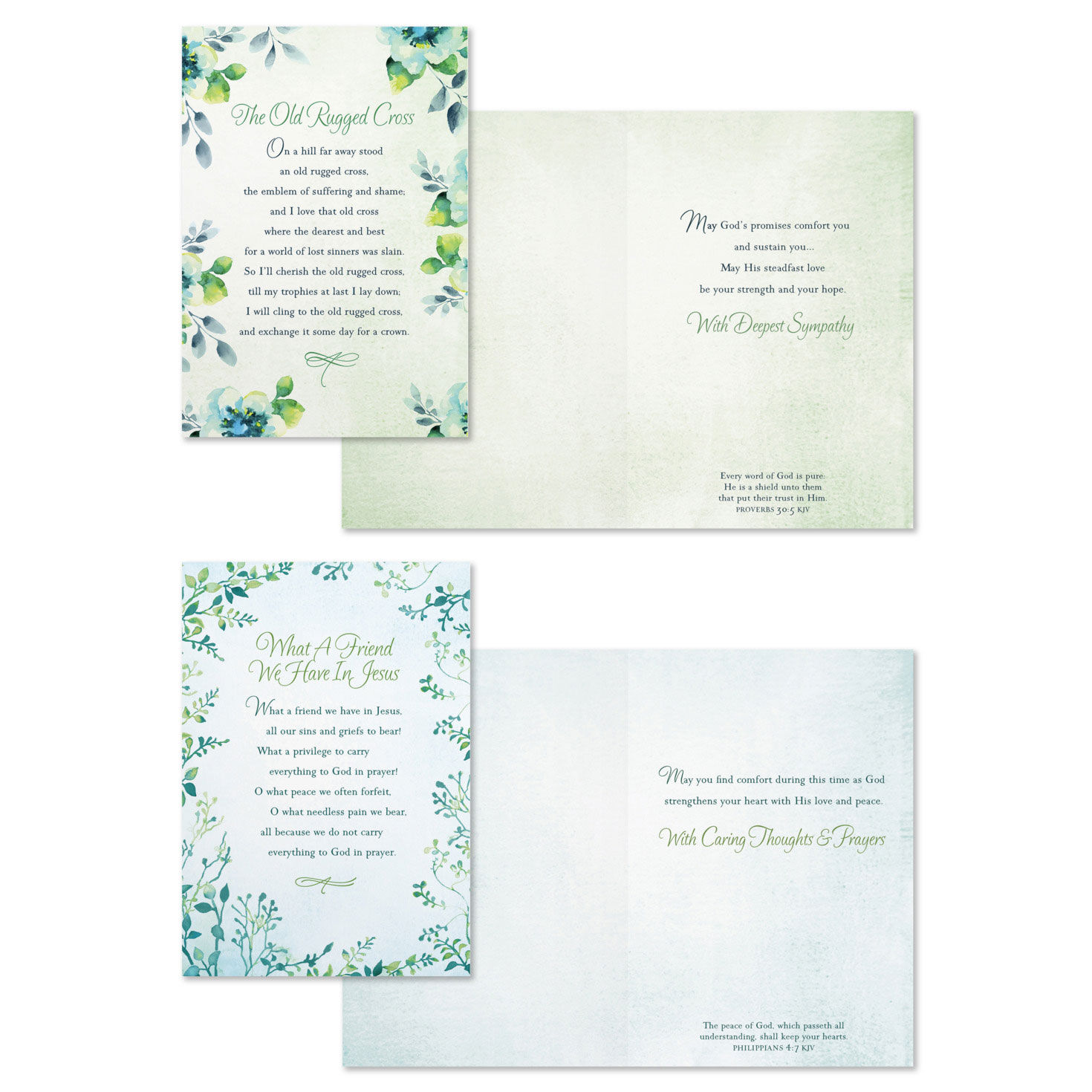 Hymns DaySpring Sympathy Cards Assortment Card Front with Sentiment image number 4
