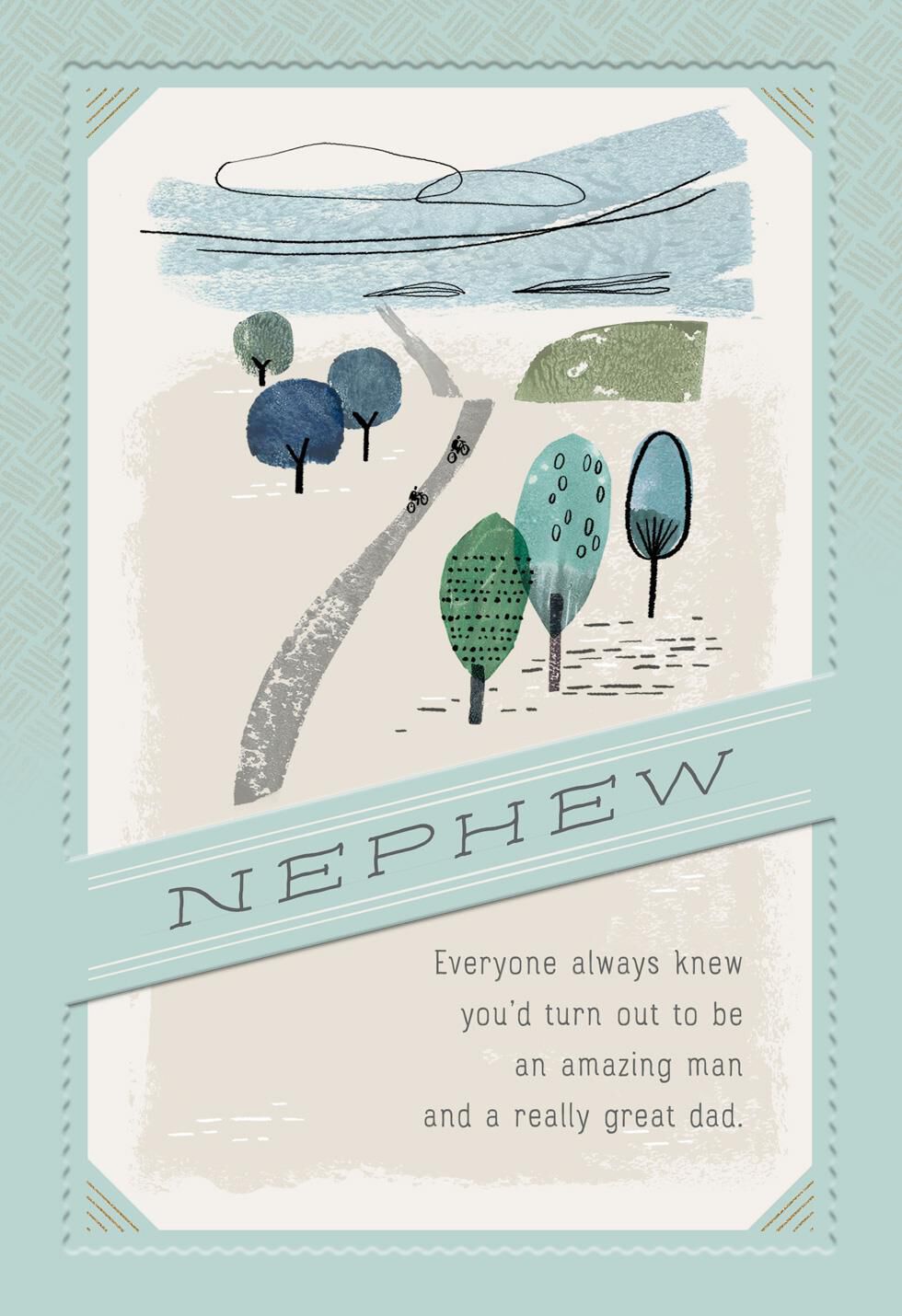 You're a Great Dad Father's Day Card for Nephew