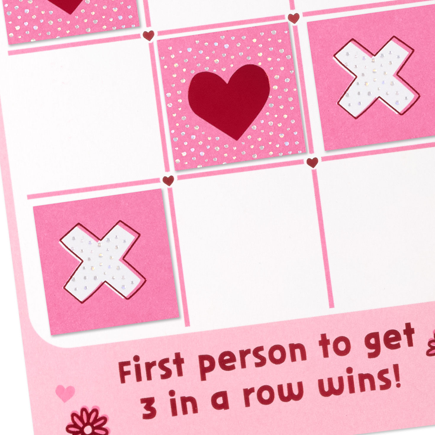 Granddaughter Valentine's Day Card With Tic-Tac-Toe Game Card Front Detail image number 6