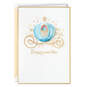 Disney Princess Cinderella Carriage Dreams Come True Blank Card, , large image number 1