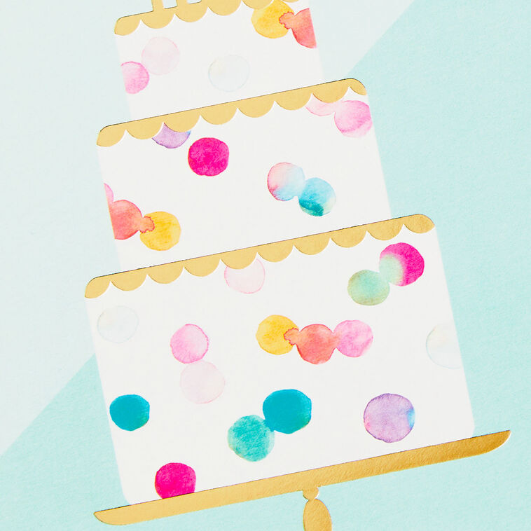 Assorted Pretty Pink and Aqua Boxed Birthday Cards, Pack of 16, , large image number 4