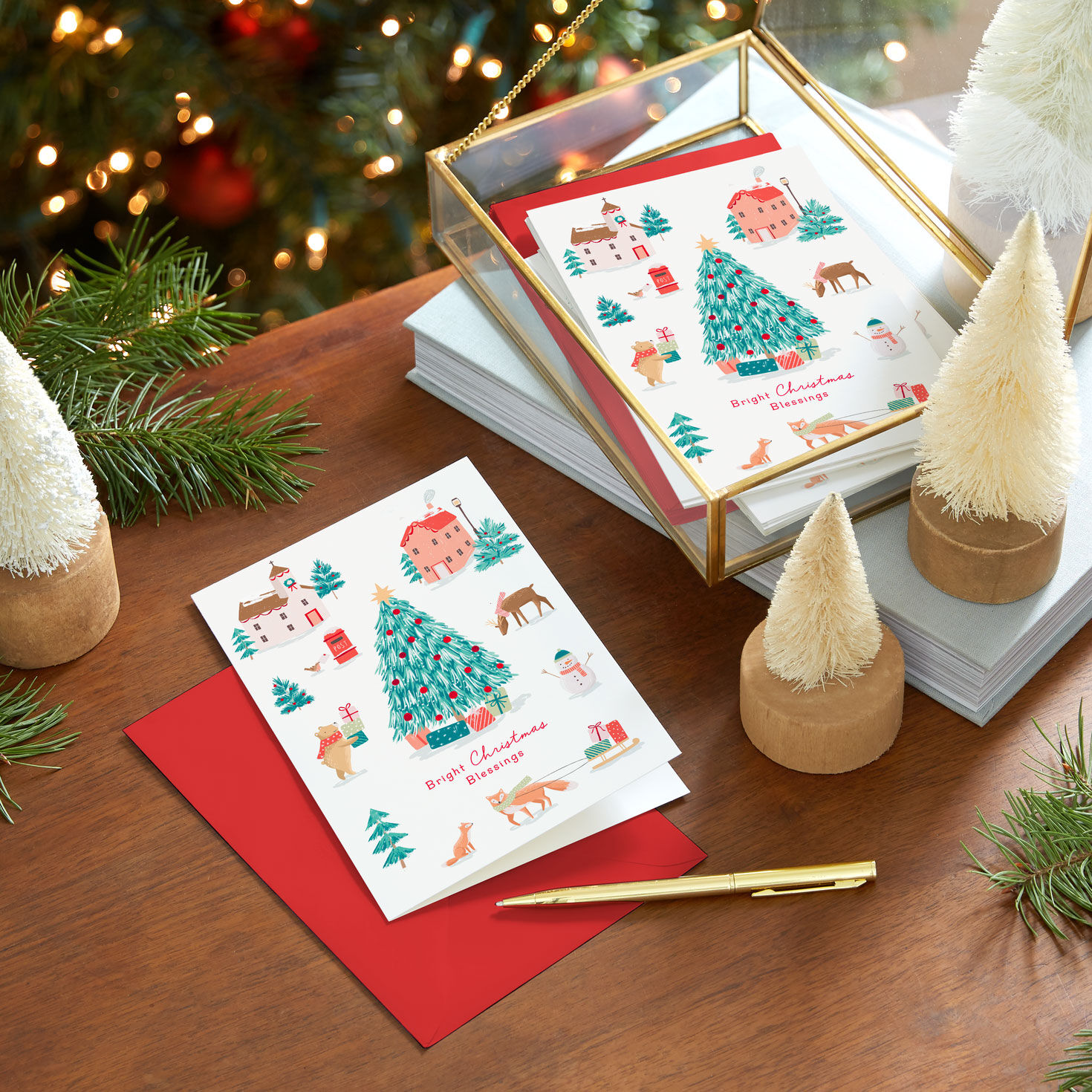 Christmas Icons and Faith Christmas Card Pack in use image number 6