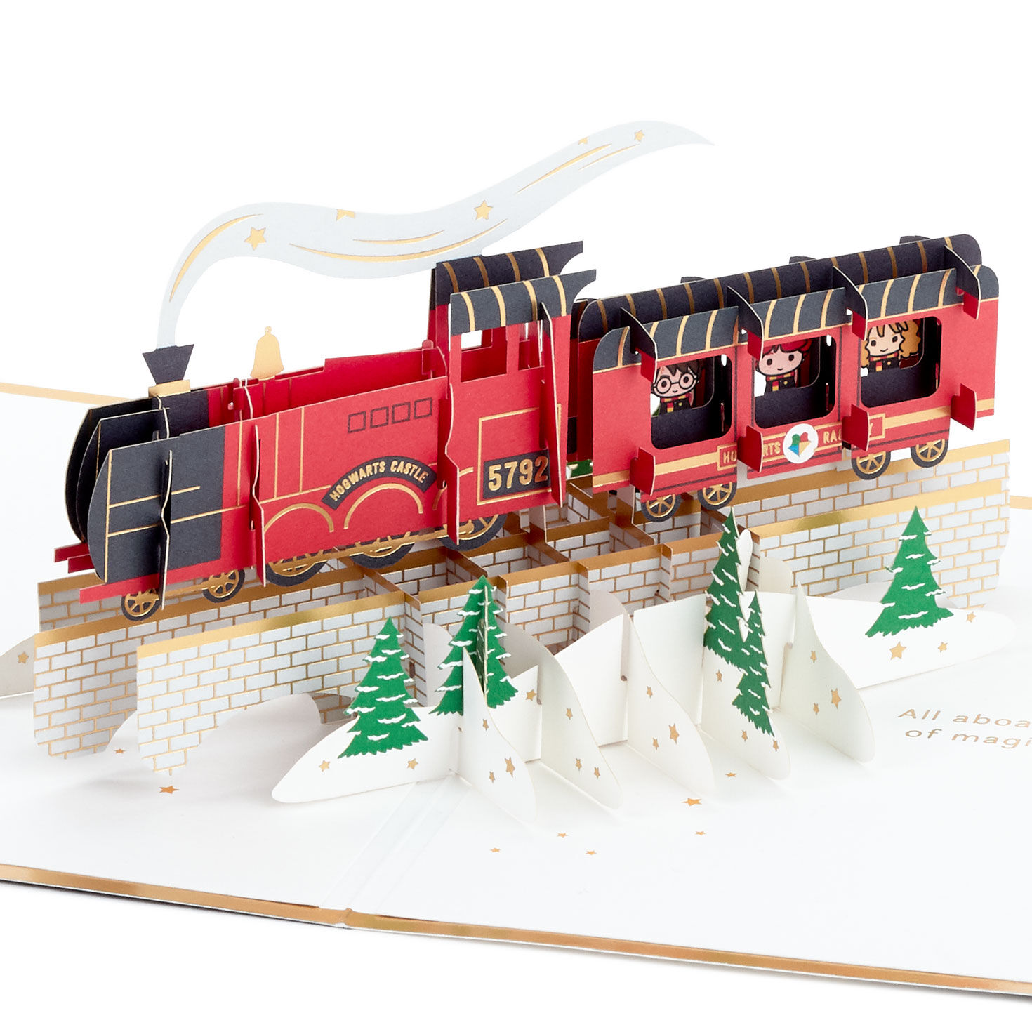 Harry Potter™ Hogwarts™ Express 3D Pop-Up Christmas Card for only USD 14.99 | Hallmark