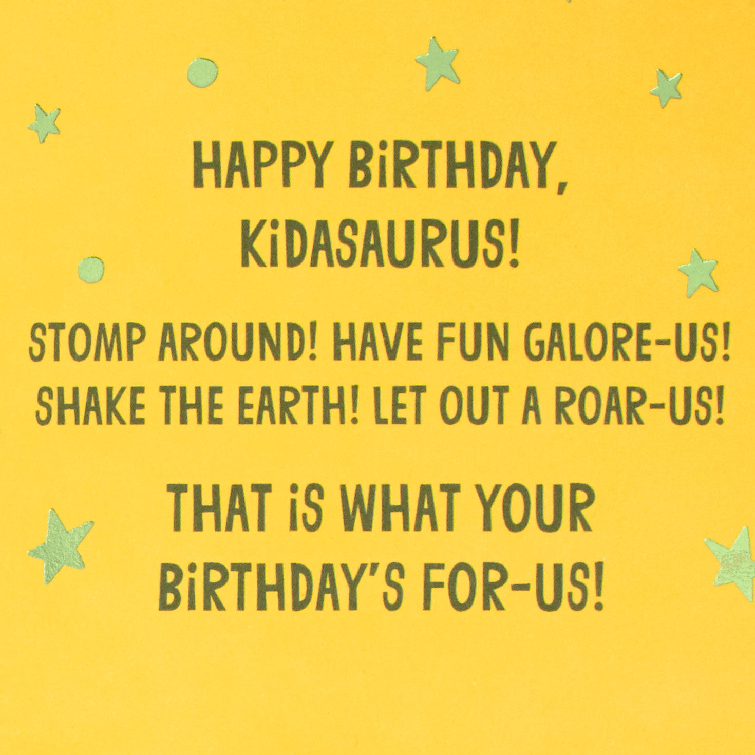 Party Like a Dinosaur Birthday Card With Stickers for only USD 3.99 | Hallmark