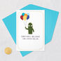 Cactus With Balloons Funny Encouragement Card Card Front with Envelope and Gold Seal image number 5