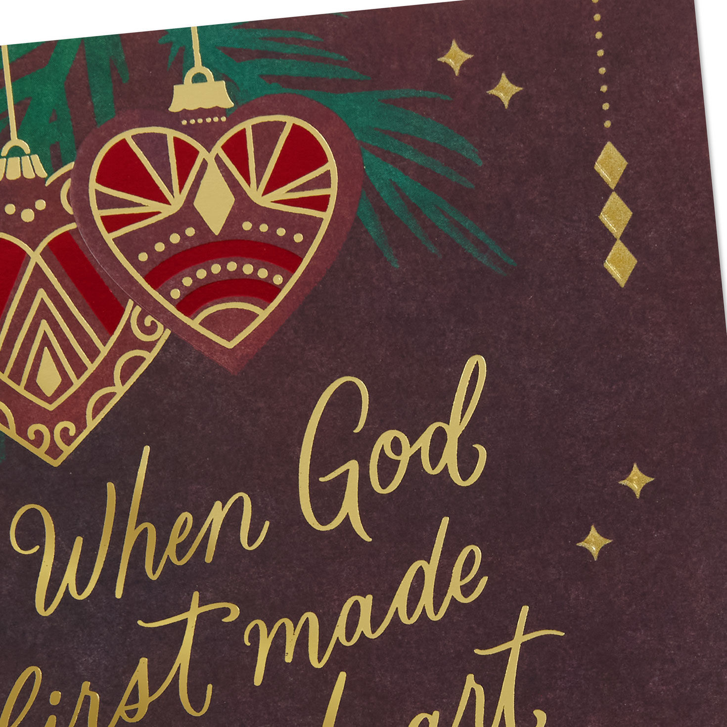 God Made a Special Place in My Heart for You Romantic Religious Christmas Card for only USD 4.59 | Hallmark