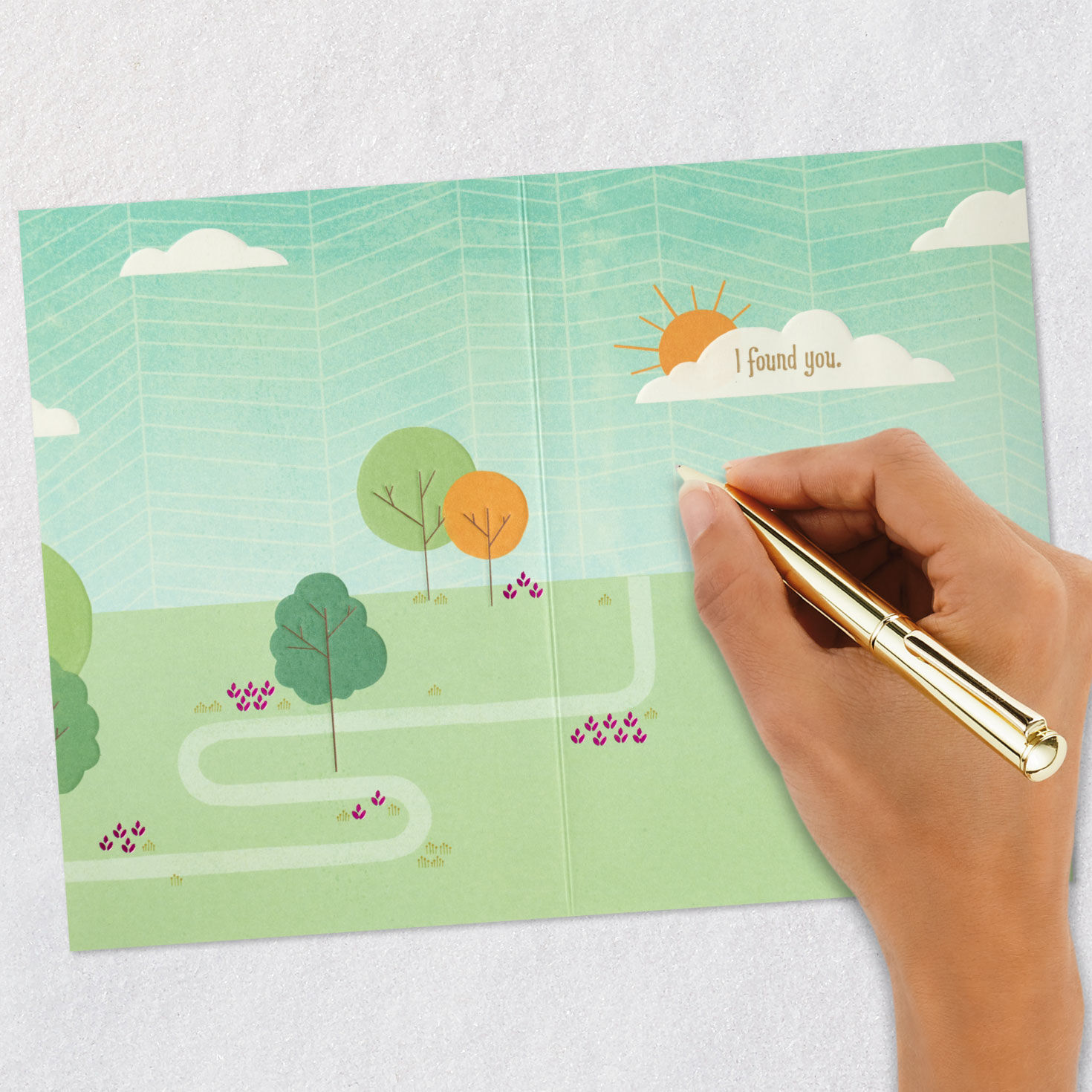 Storybook Village Romantic Love Card Signing card image number 6