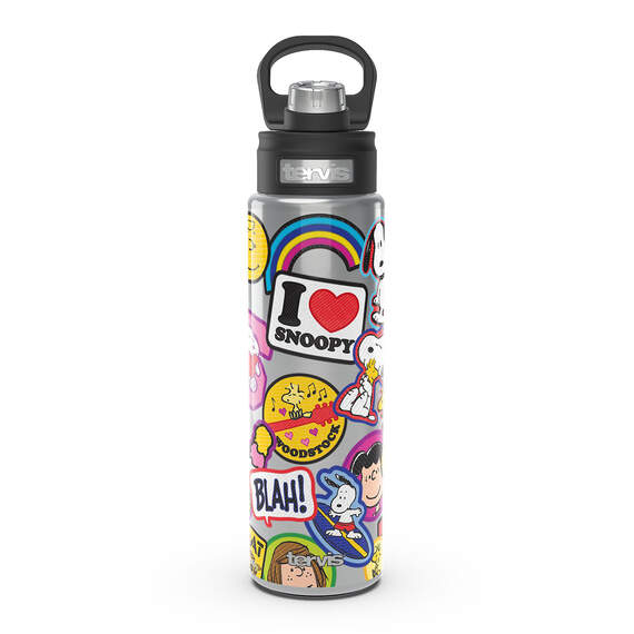 Tervis Peanuts Sticker Collage Water Bottle, 24 oz., , large image number 1