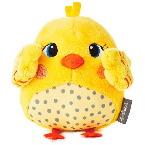 Wing-Flapping Chick Stuffed Animal, 5.5", , large