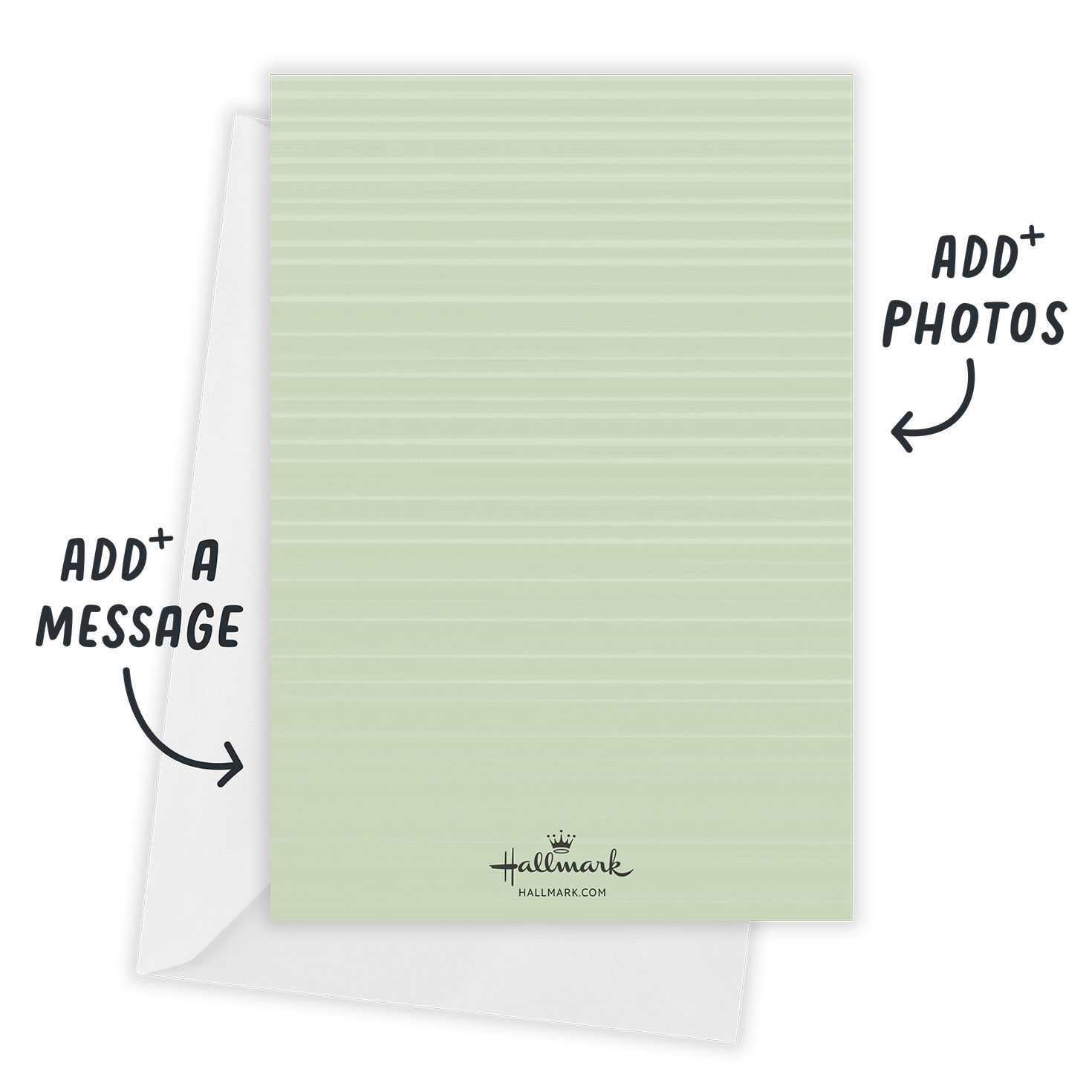 Bright Merry Stripes Flat Christmas Photo Card, , large image number 3