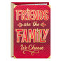Red and Gold Lettering Friend Christmas Card Card Front image number 1