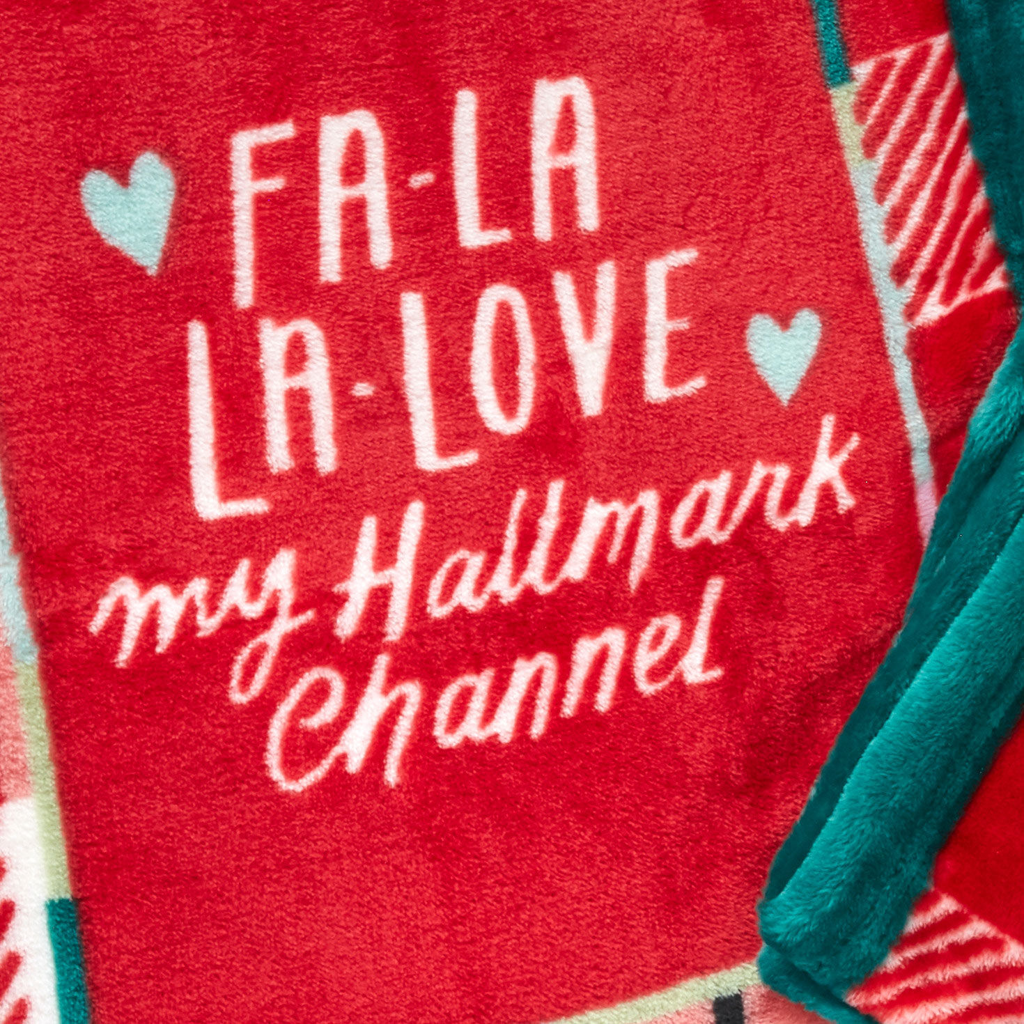 Hallmark Channel Fa-La-La-Love Plaid Blanket, 50x60, , large image number 6