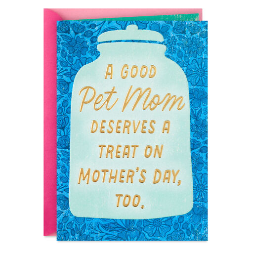 You're a Great Pet Mom Funny Mother's Day Card From the Pet, 