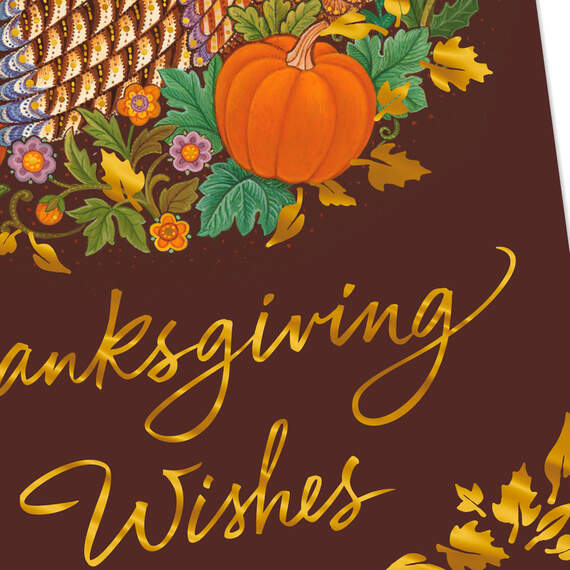 Enjoy the Blessings of the Holiday Thanksgiving Card, , large image number 4