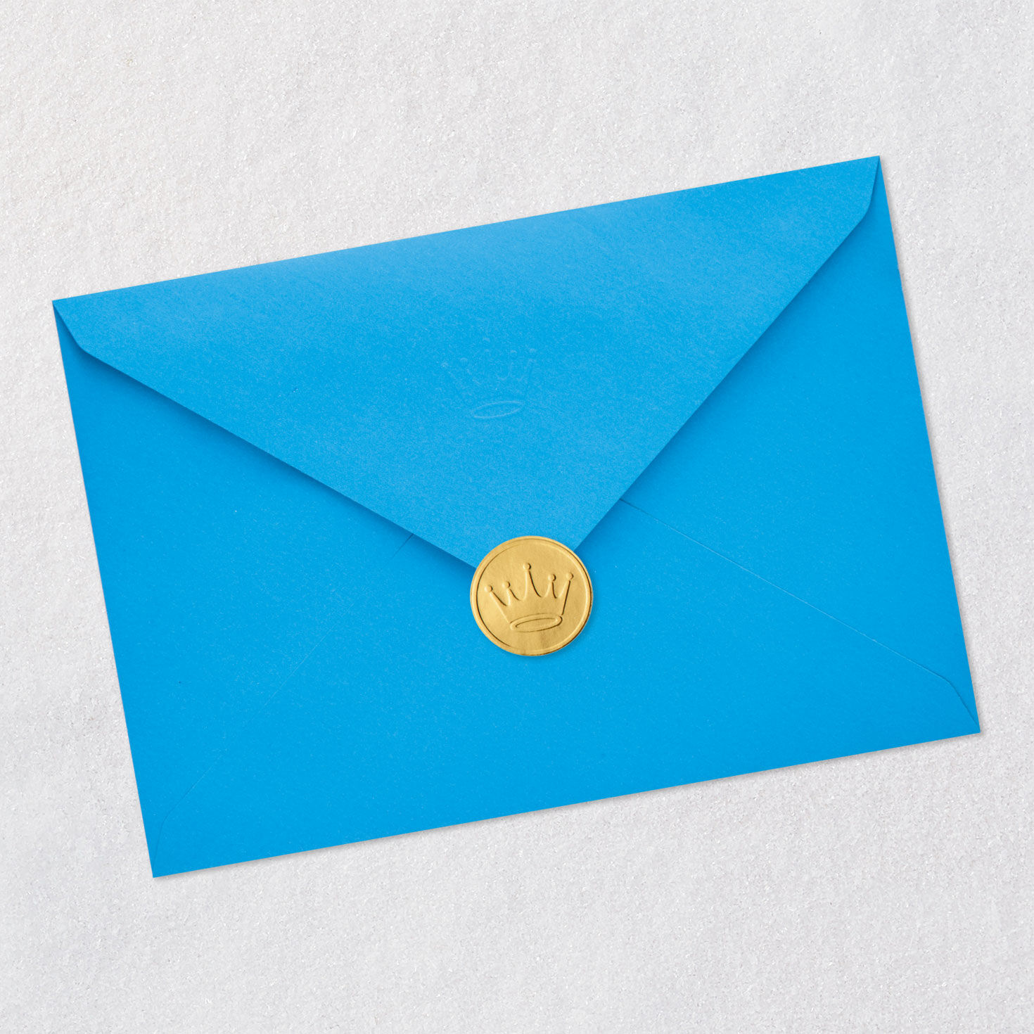 Man in Grad Robe Graduation Card for Guy Envelope Back with Seal image number 8