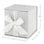 4.3" Small Pearl Gray Gift Box With Shredded Paper Filler, , large image number 6