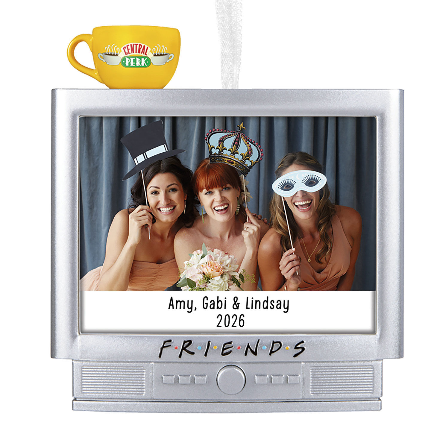 Friends Television Personalized Ornament, Custom Photo and Text