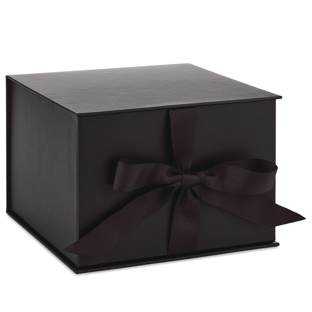 Black 5x7 Large Gift Box With Shredded Paper Filler Gift Boxes Hallmark