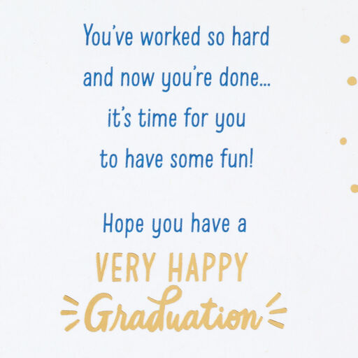 Let's Celebrate and Be Glad Religious Graduation Card, 