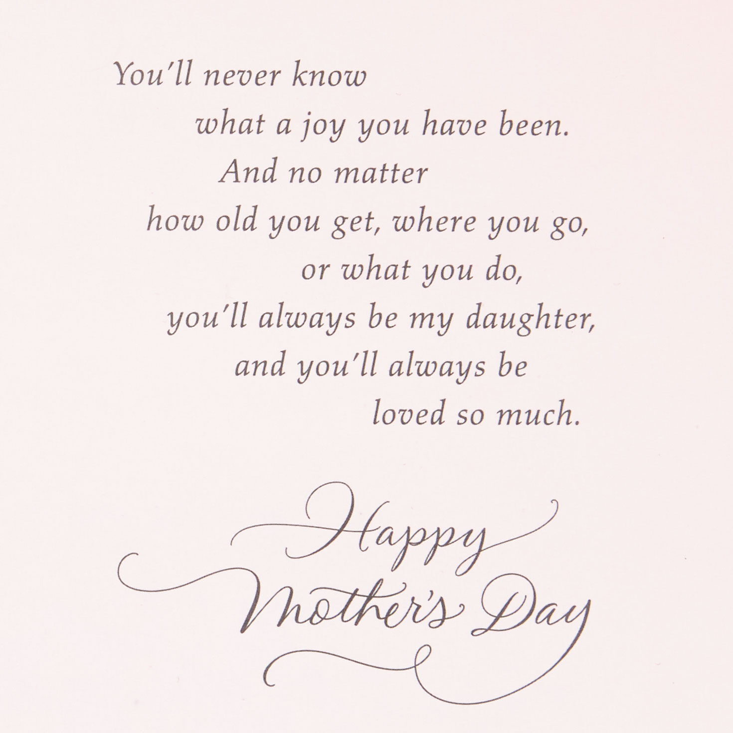 Marjolein Bastin Loved So Much Mother's Day Card for Daughter ...