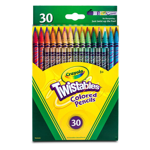 Crayola Twistables Colored Pencils, 30-Count, 