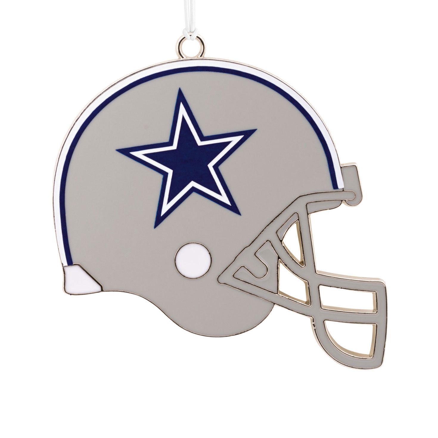 NFL Dallas Cowboys Football Helmet Metal Hallmark Ornament - Gift