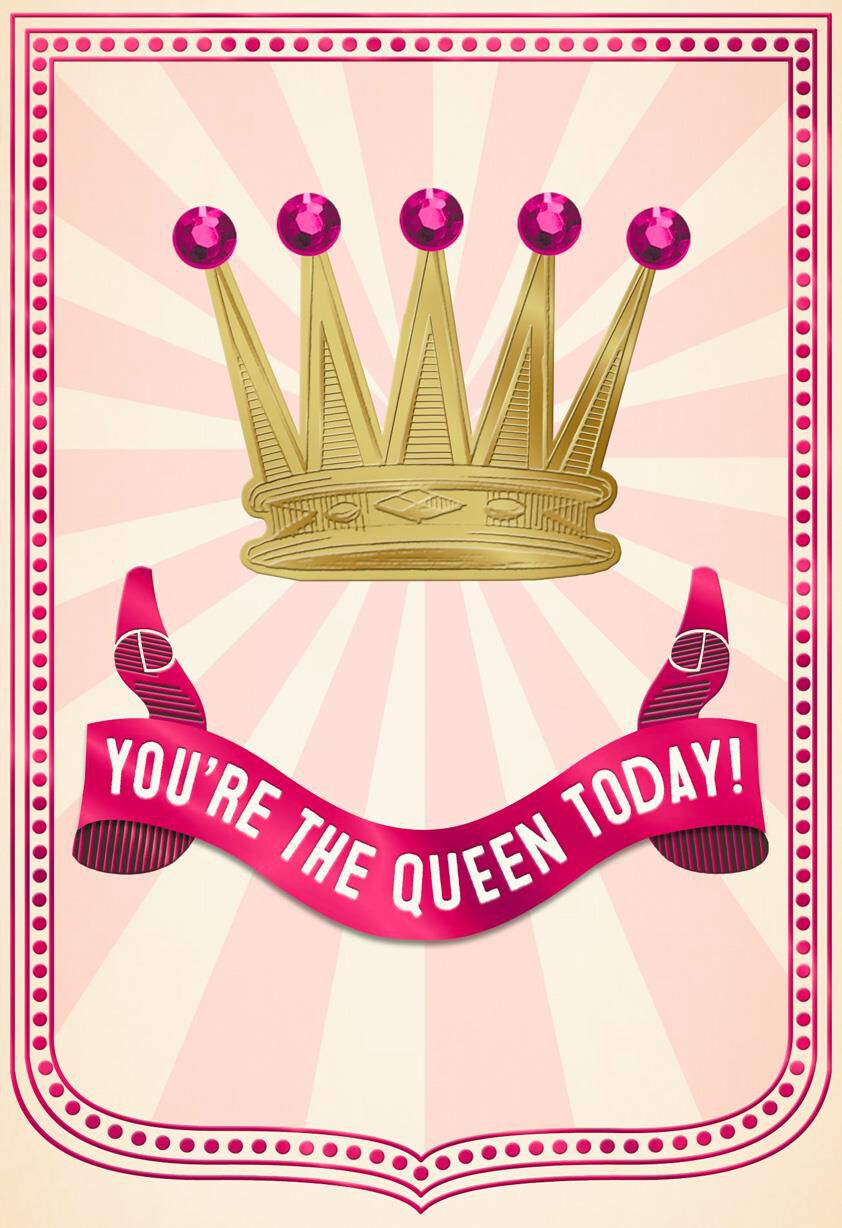 Queen for a Day Funny Mother's Day Card