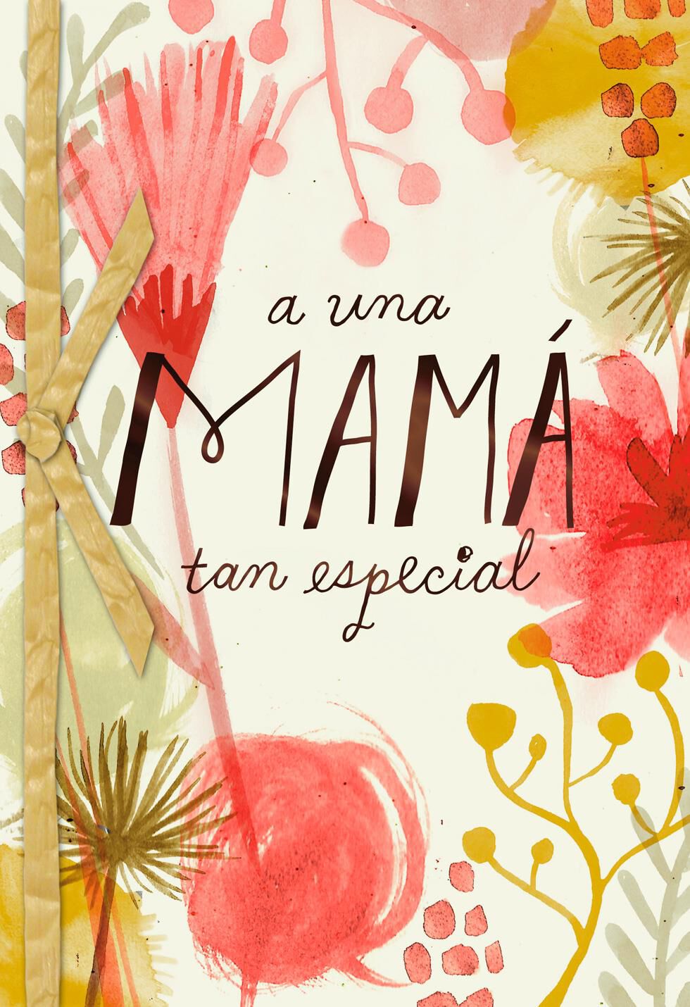 Mixed Flowers Spanish-Language Mother's Day Card