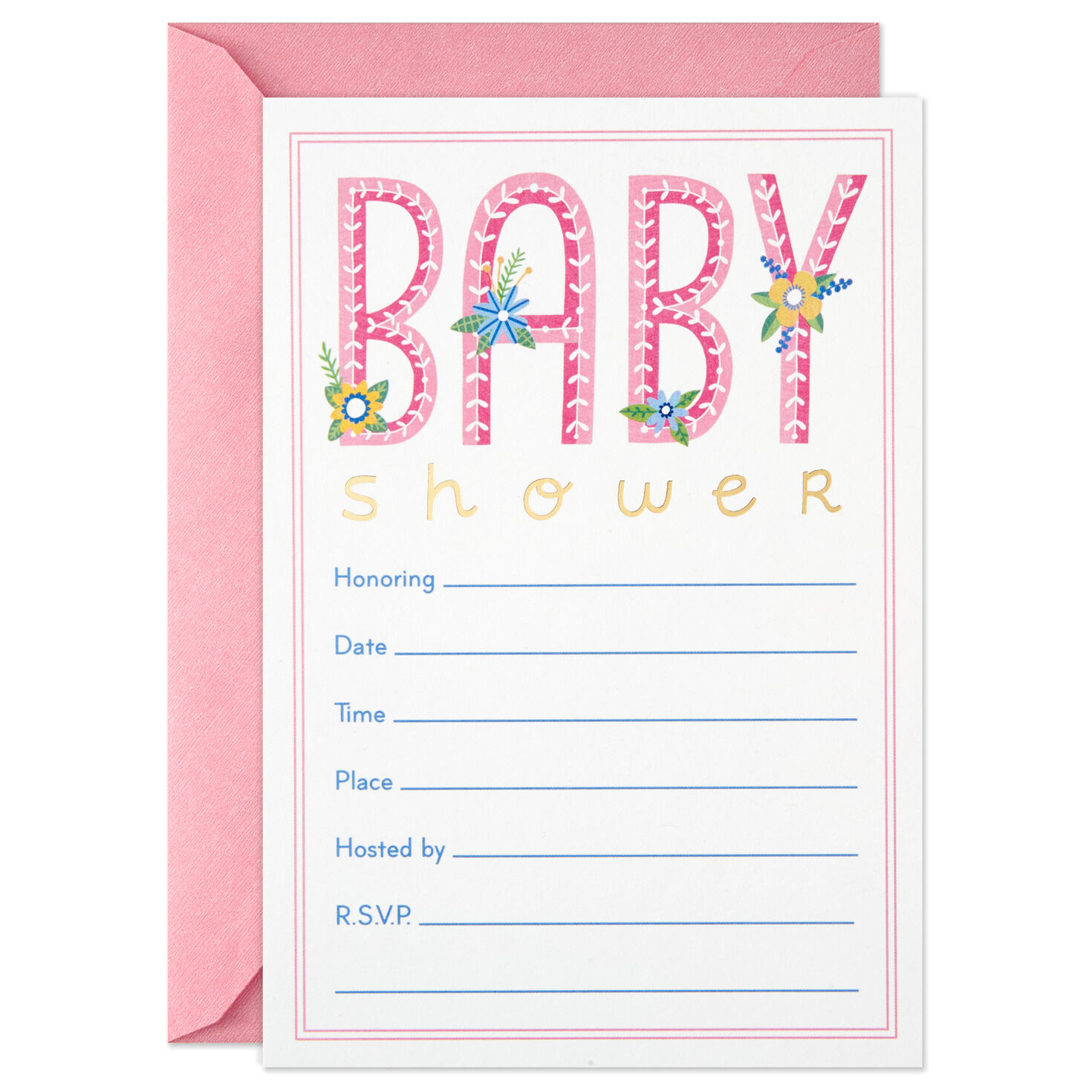 Hallmark baby shower invitations 2025