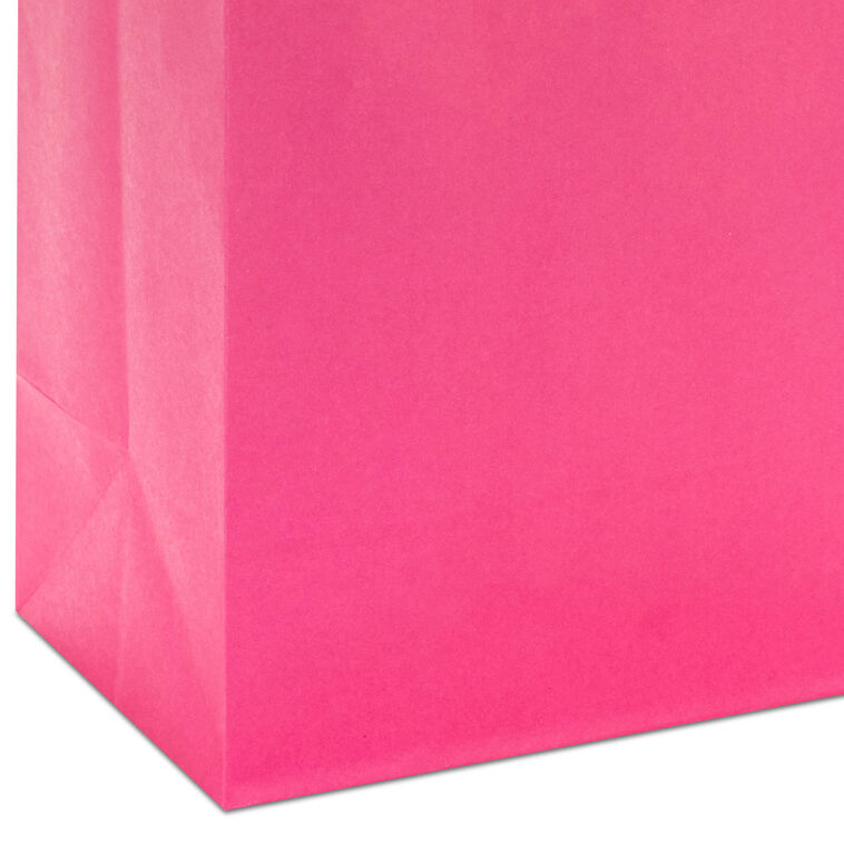 9.6" Assorted Solid Colors 4-Pack Medium Gift Bags, , large image number 6