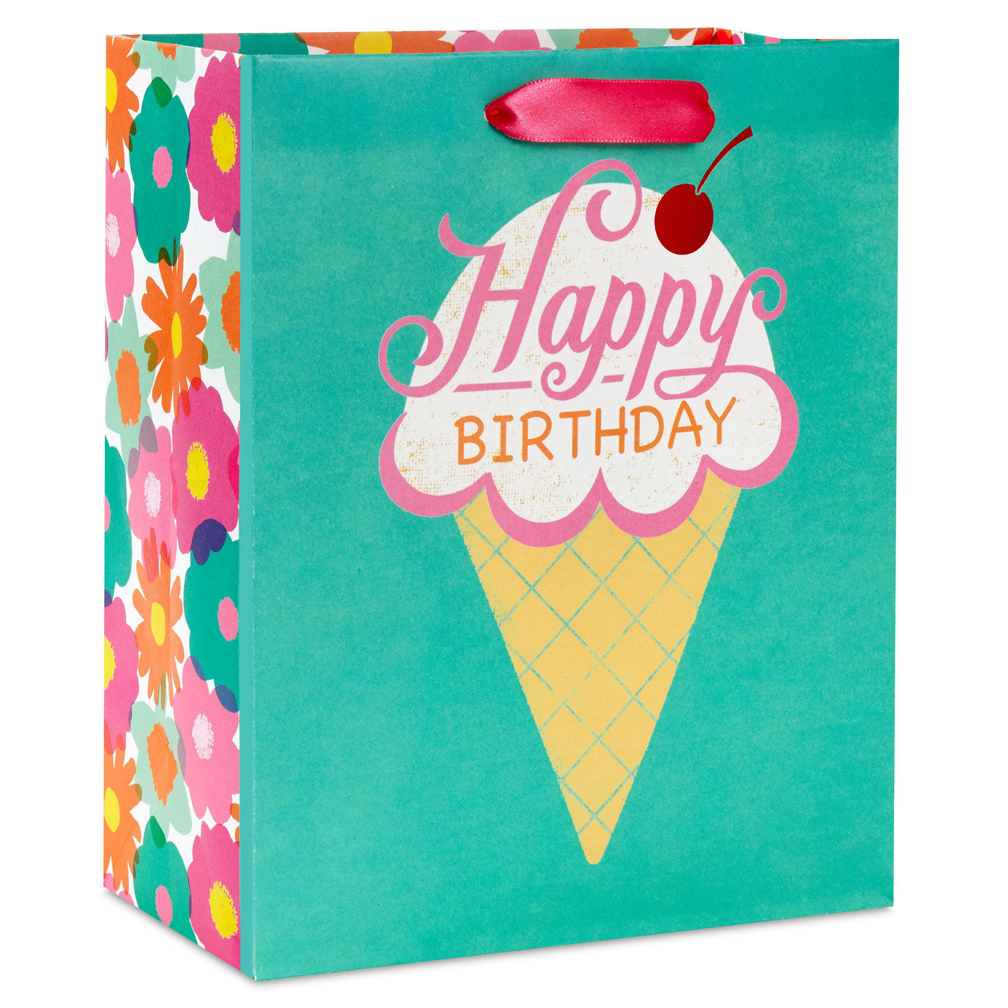 9.6" Ice Cream Cone Medium Birthday Gift Bag for only USD 3.49 | Hallmark