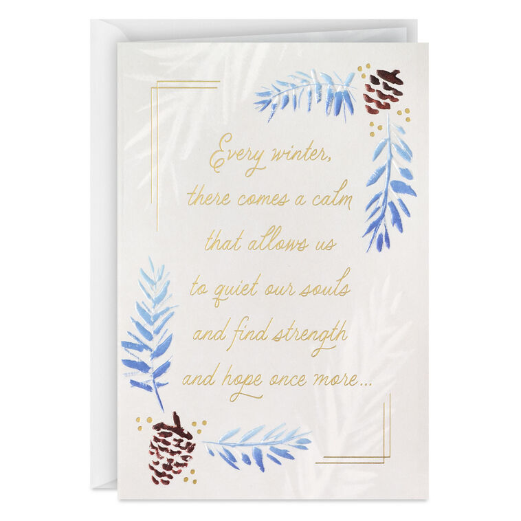 May Your Heart Find Comfort Christmas Card