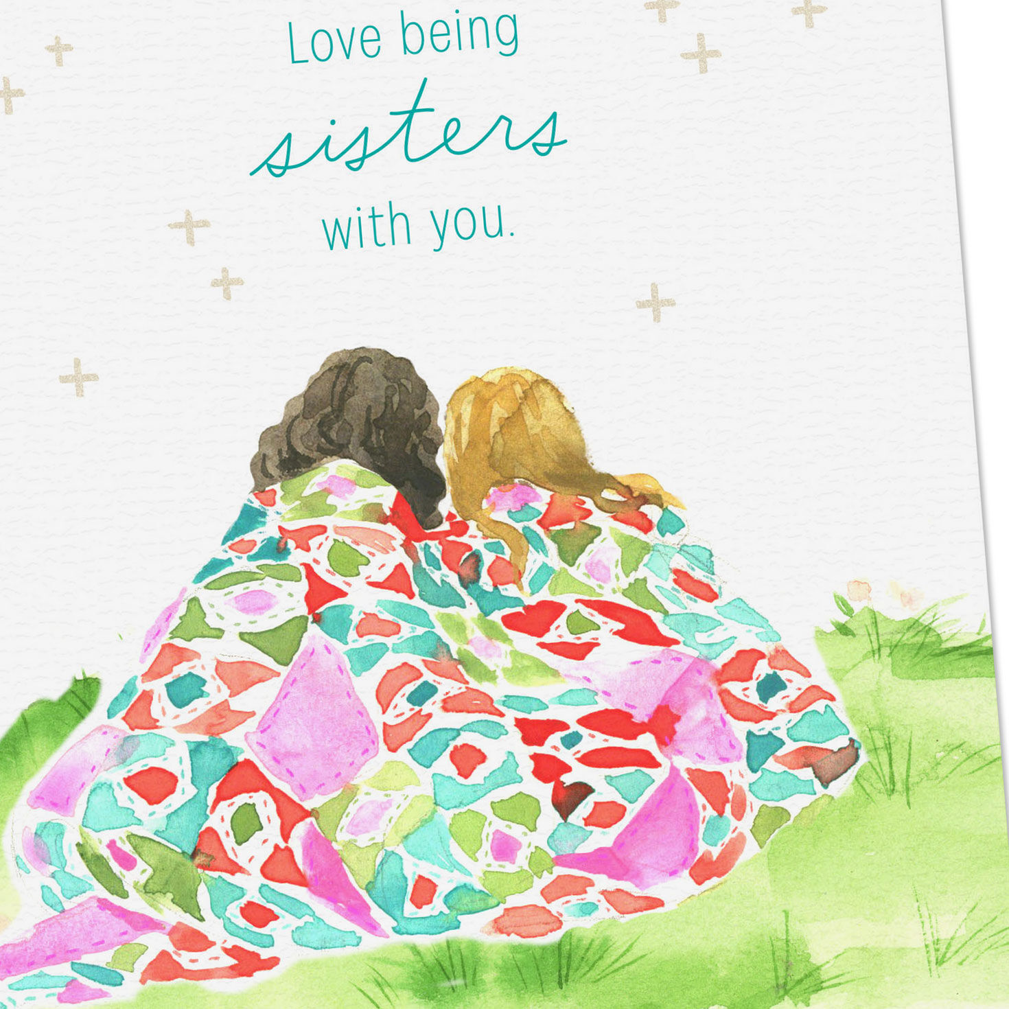 Love Being Sisters With You Birthday Card for only USD 3.99 | Hallmark