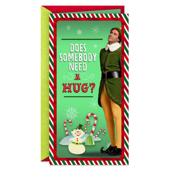 Elf Need a Gift? Funny Money Holder Christmas Card