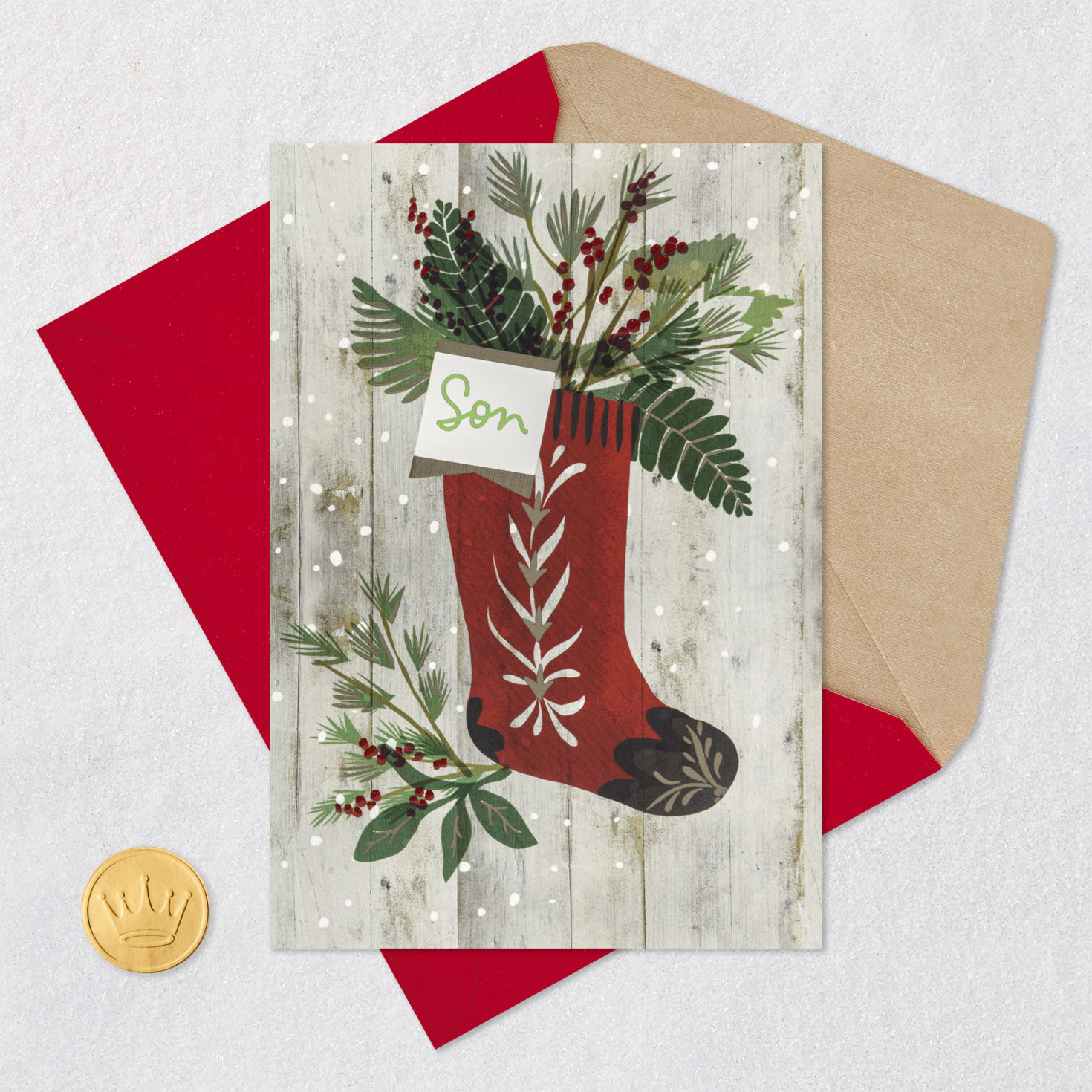 You're a Wonderful Person Christmas Card for Son, , large image number 6