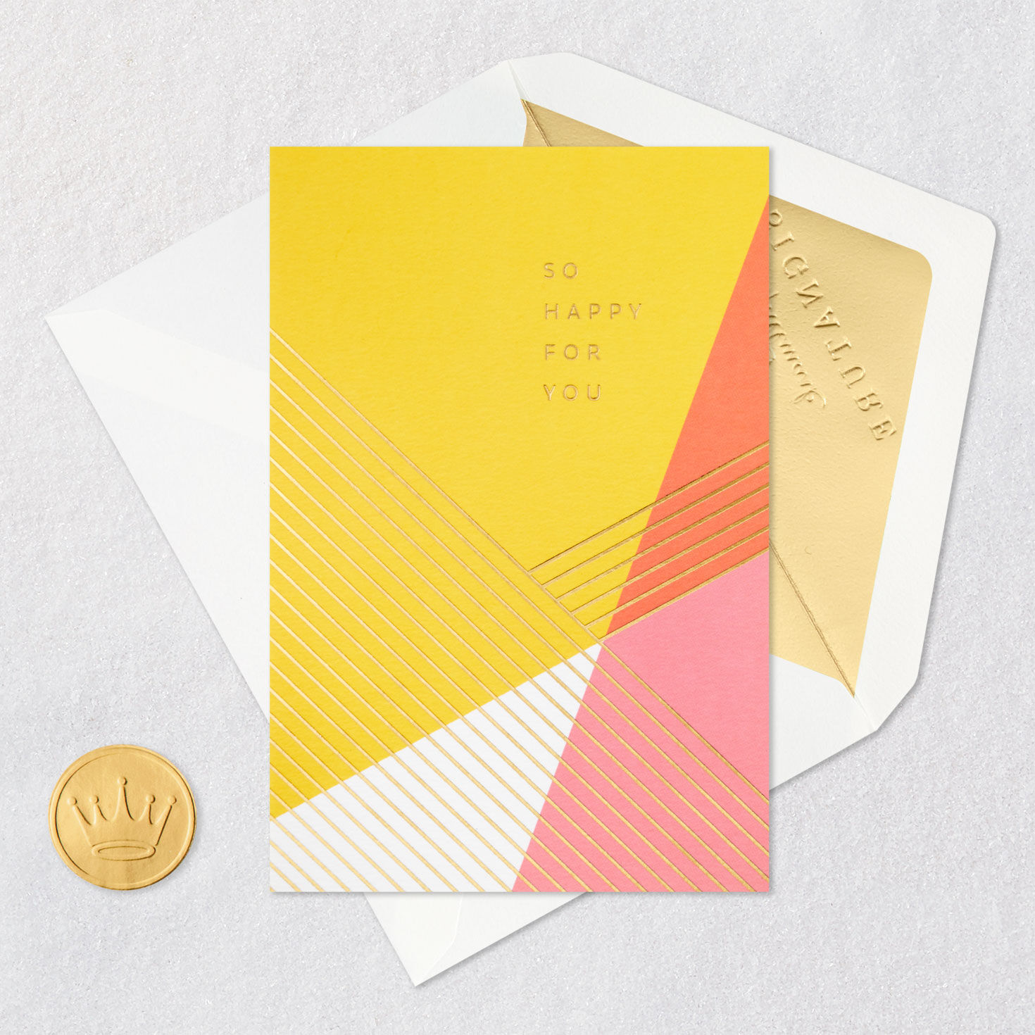 So Happy for You Blank Card, , large image number 4