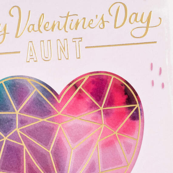 So Lucky to Have You Valentine's Day Card for Aunt, , large image number 4