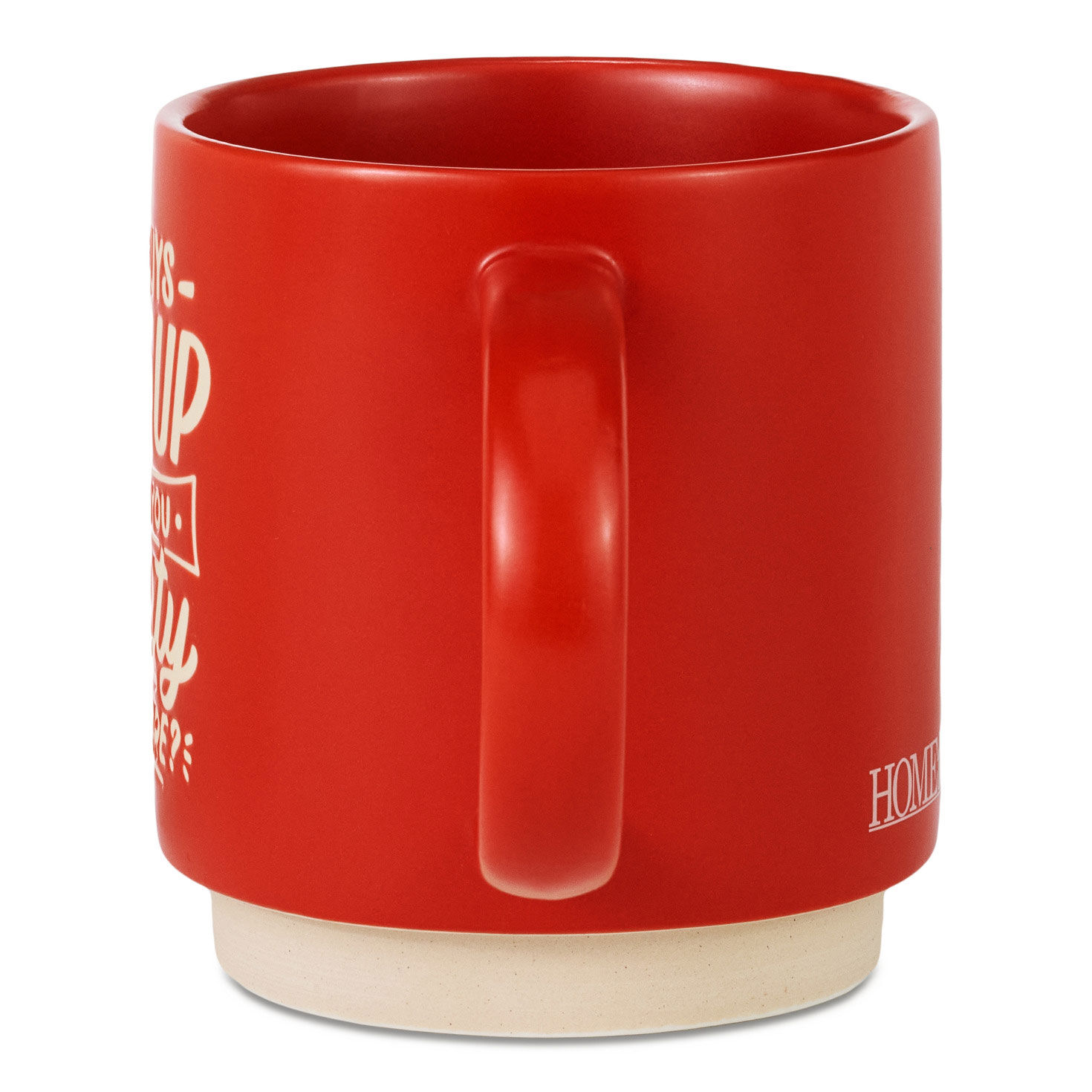 Red Ceramic Home Alone Quote Mug side image number 3