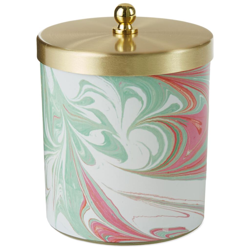 Marbled Votive Candle With Lid, 8.1 oz. Candles Hallmark