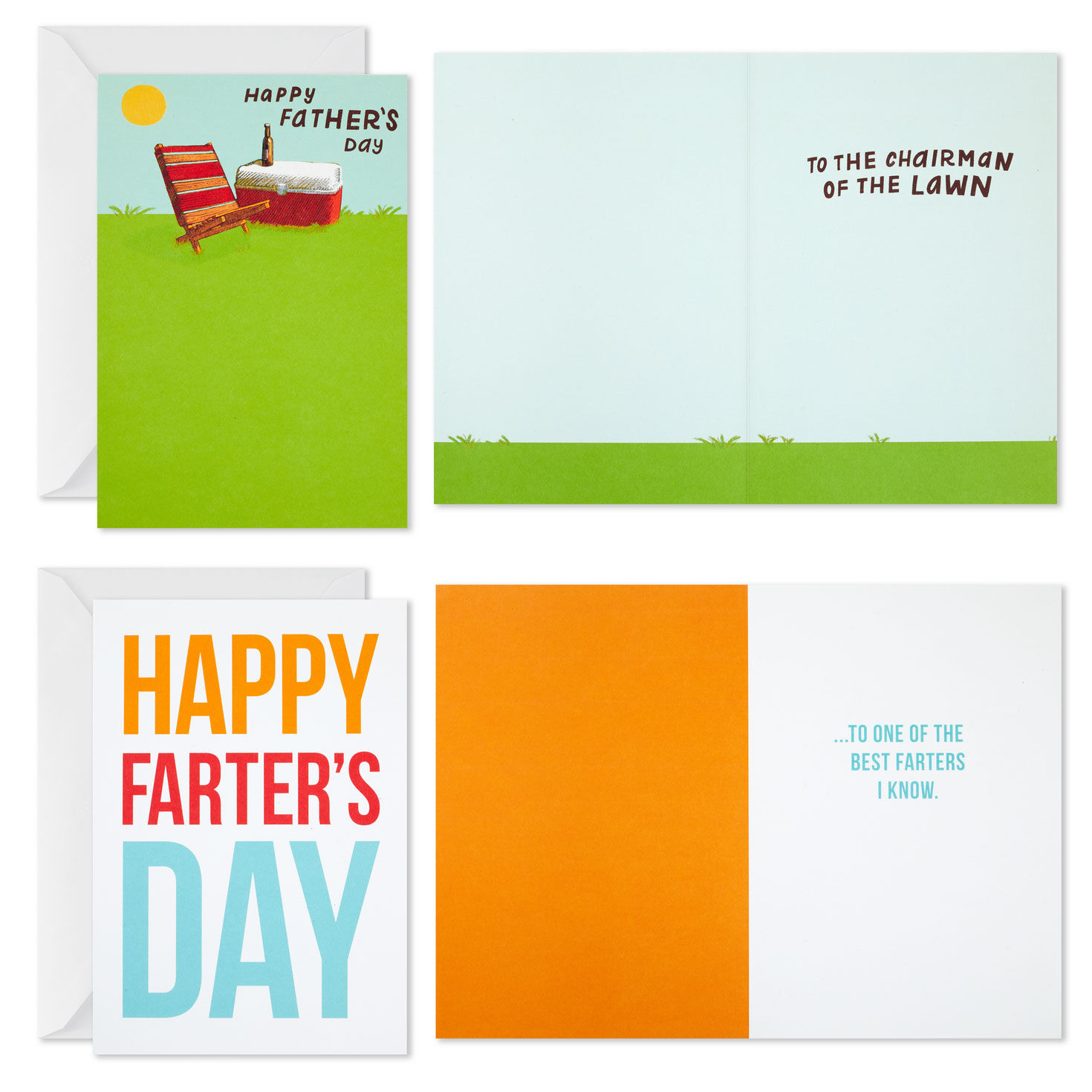 Funny Jokes and Pics Father's Day Cards Assortment Open cards with envelopes image number 3