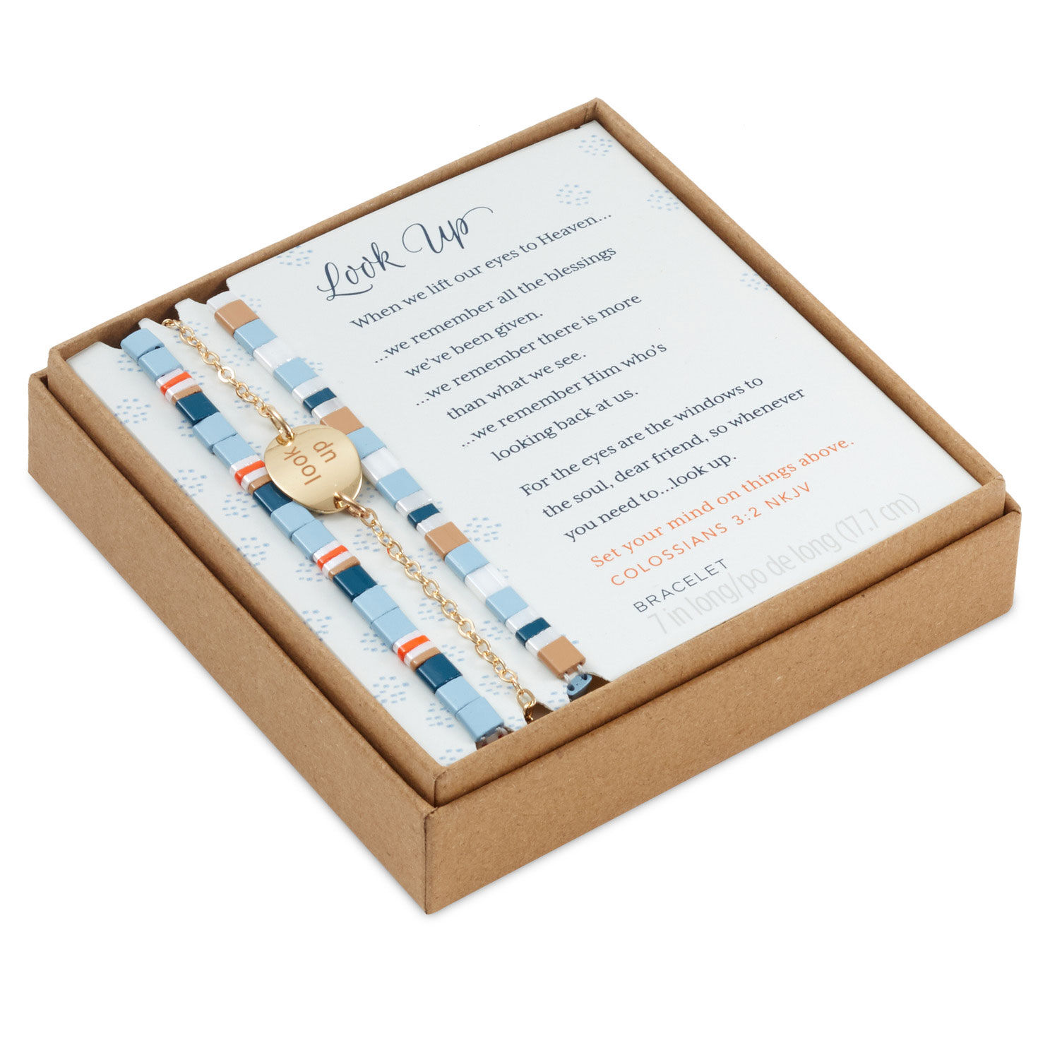 DaySpring Look Up Triple-Strand Bracelet