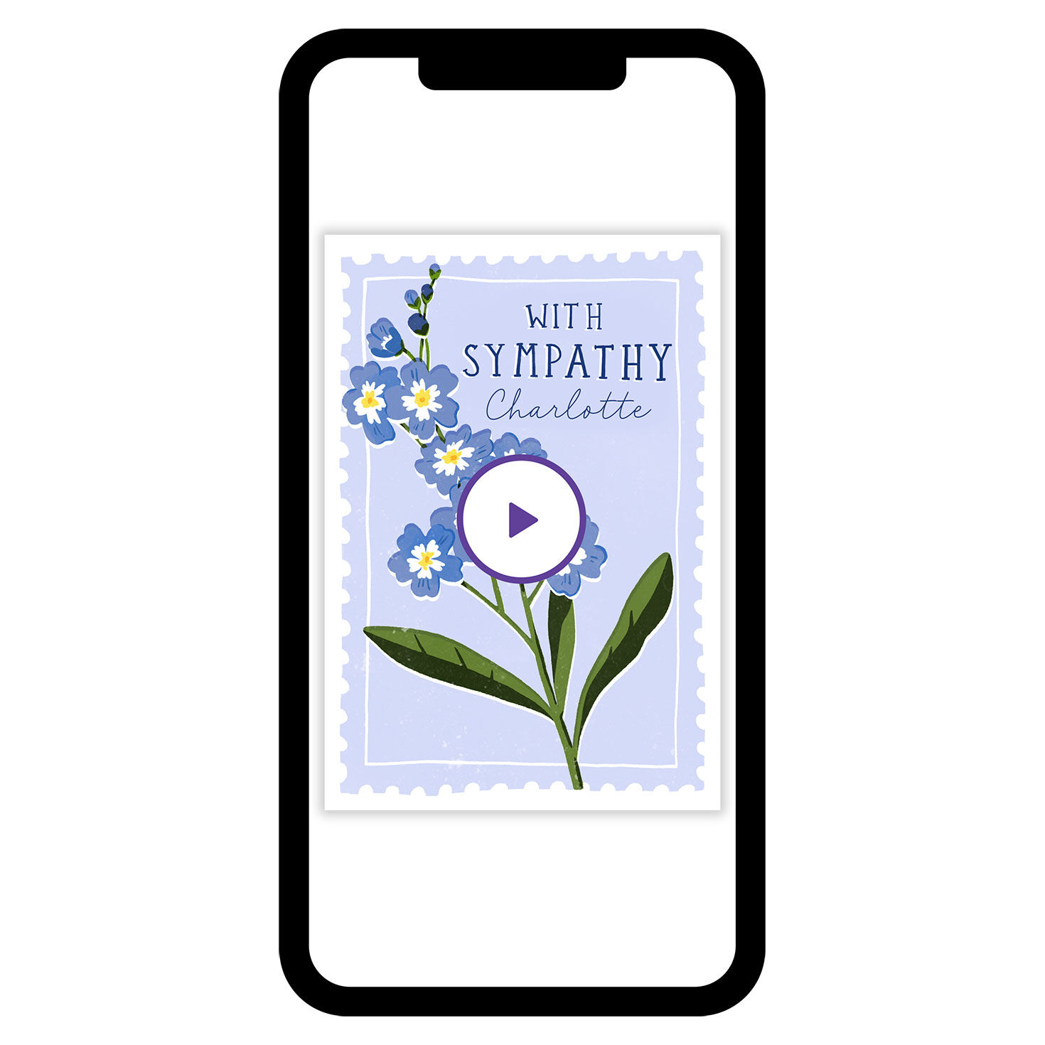 Strength, Courage, Comfort Sympathy eCard