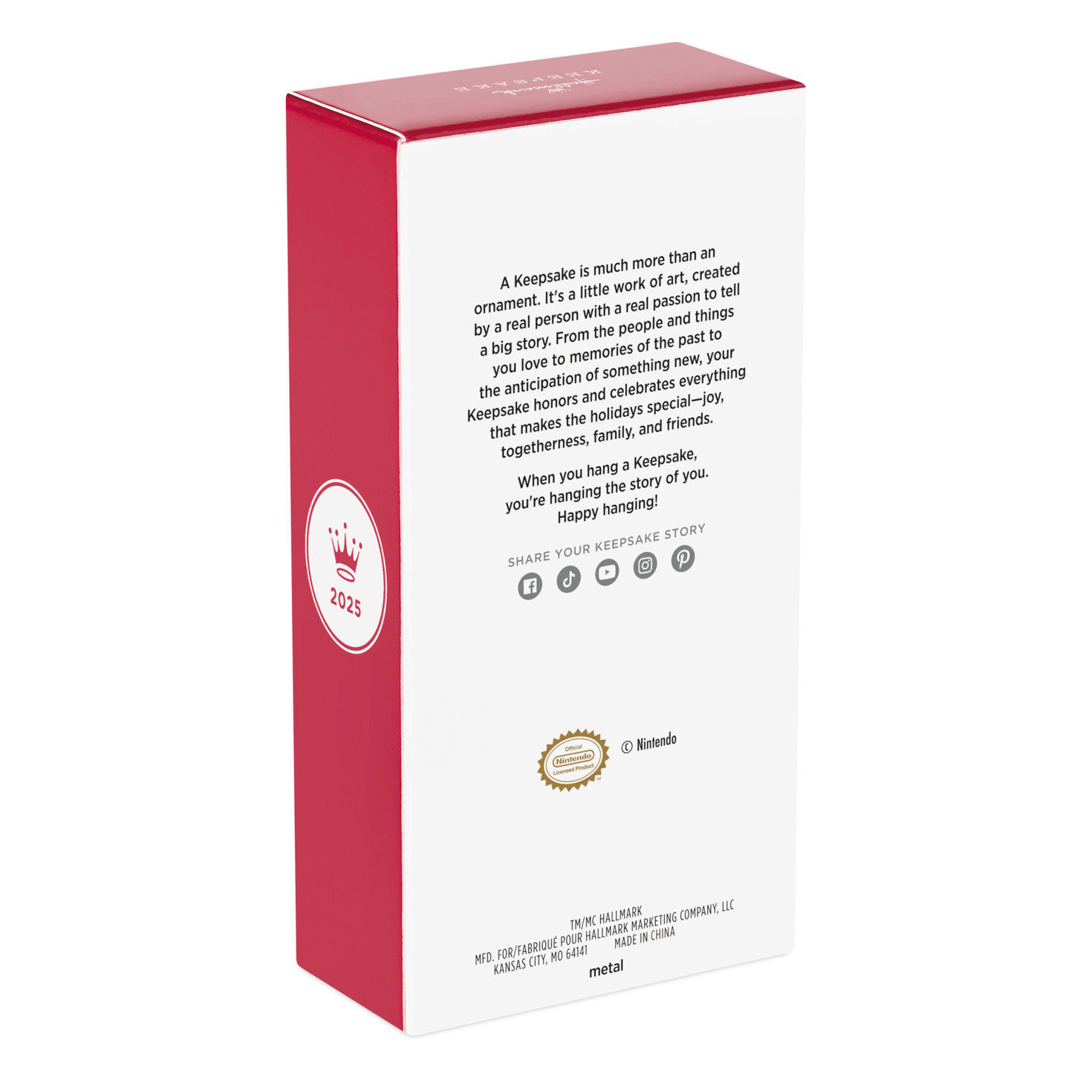 Legend of Zelda Sword Keepsake Ornament package back image number 8