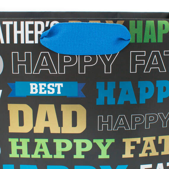 9.6" Happy Father's Day Medium Gift Bag With Tissue, , large image number 4