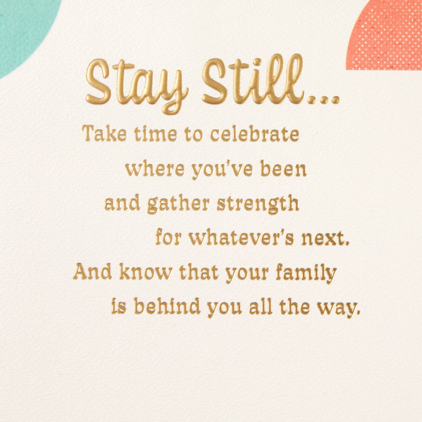Blue, Yellow, Green and Peach Birthday Card for Daughter Sentiment image number 3