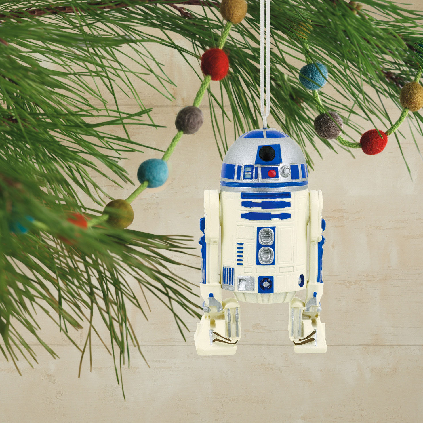 Star Wars R2-D2 Christmas Ornament hanging on tree image number 2