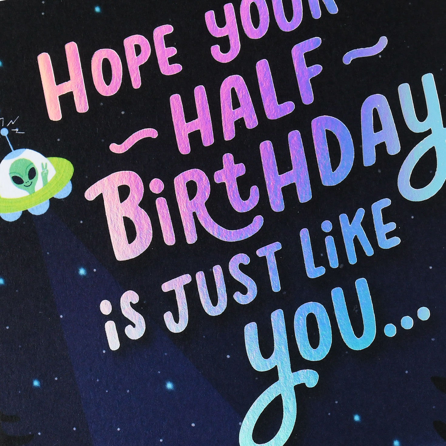 Out of this World Half Birthday Card for Kid - Greeting Cards | Hallmark